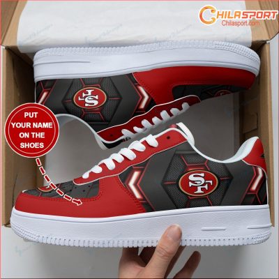 Air Force 1 Shoes San Francisco 49ers Stylish Sneakers and Fan Gifts - soulcals