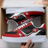 Air Force 1 Shoes San Francisco 49ers Stylish Sneakers for Football Fans Gift - soulcals
