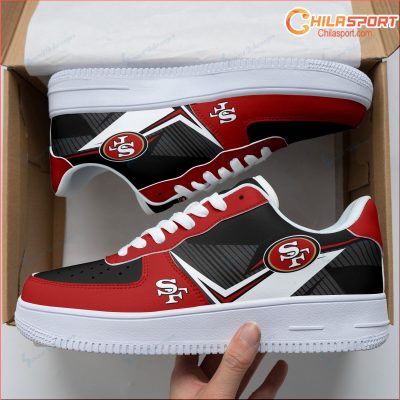 Air Force 1 Shoes San Francisco 49ers Stylish Sneakers for Football Fans Gift - soulcals