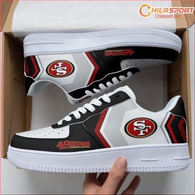 Air Force 1 Shoes San Francisco 49ers Stylish Sneakers for Football Fans - soulcals