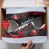 Air Force 1 Shoes San Francisco 49ers Stylish Sneakers Limited Edition Footwear Gift - soulcals