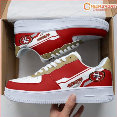 Air Force 1 Shoes San Francisco 49ers Stylish Sneakers Perfect Gift for Football Fans - soulcals