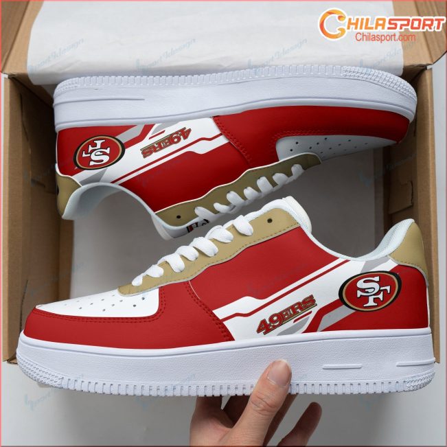 Air Force 1 Shoes San Francisco 49ers Stylish Sneakers Perfect Gift for Football Fans - soulcals