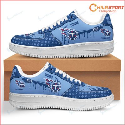 Air Force 1 Shoes Tennessee Titans Stylish Sneakers Official Team Colors - soulcals