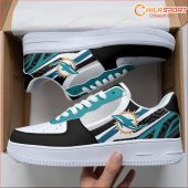 Air Force One Shoes Miami Dolphins Stylish Sneakers Comfortable Footwear Gift Ideas - soulcals