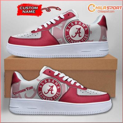 Alabama Crimson Tide NCAA Air Low Top AF1 Sneakers Shoes Perfect Gifts For Men And Women - soulcals