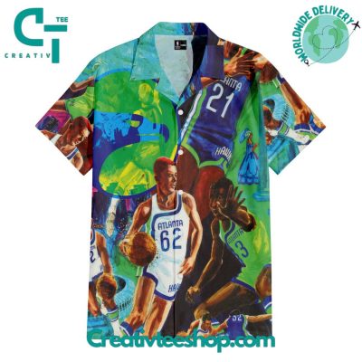 Atlanta Hawks 1971 Vintage Hawaiian Set - Teesmith