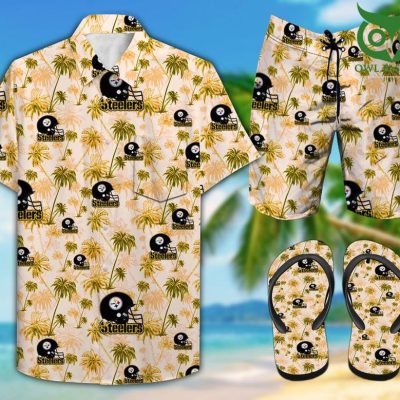 Pittsburgh Steelers NFL Coco COMBO HAWAII SHIRT SHORTS