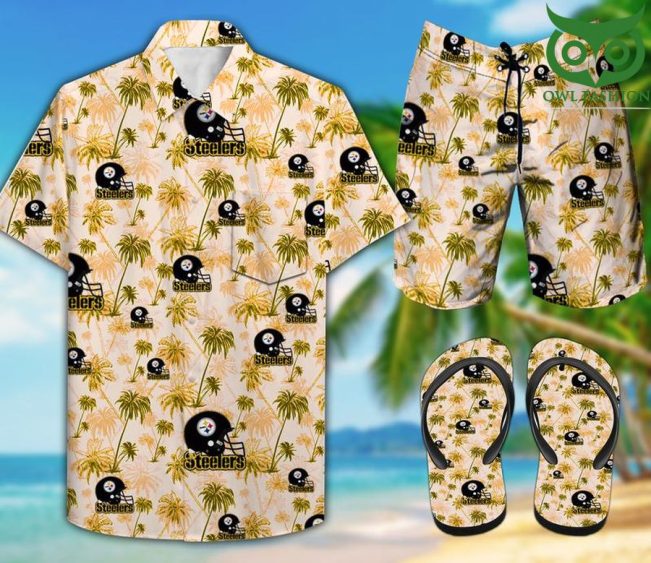 Pittsburgh Steelers NFL Coco COMBO HAWAII SHIRT SHORTS