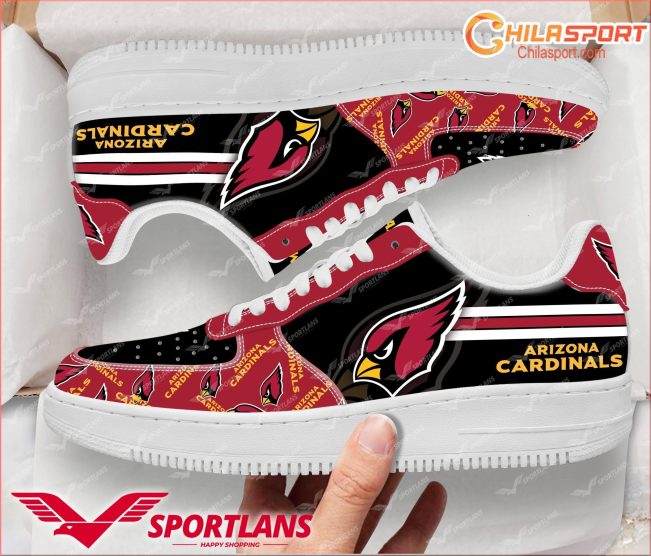 Arizona Cardinals Air Low Top AF1 Sneakers - Stylish Trendy Fan Shoes - soulcals
