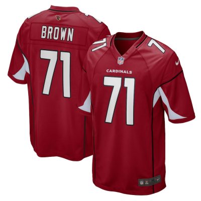 Arizona Cardinals Andrew Brown Nike Cardinal NFL Game Jersey