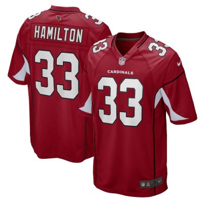 Arizona Cardinals Antonio Hamilton Nike Cardinal NFL Game Jersey
