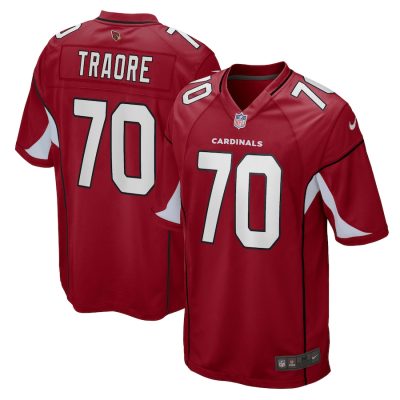Arizona Cardinals Badara Traore Nike Cardinal NFL Game Jersey
