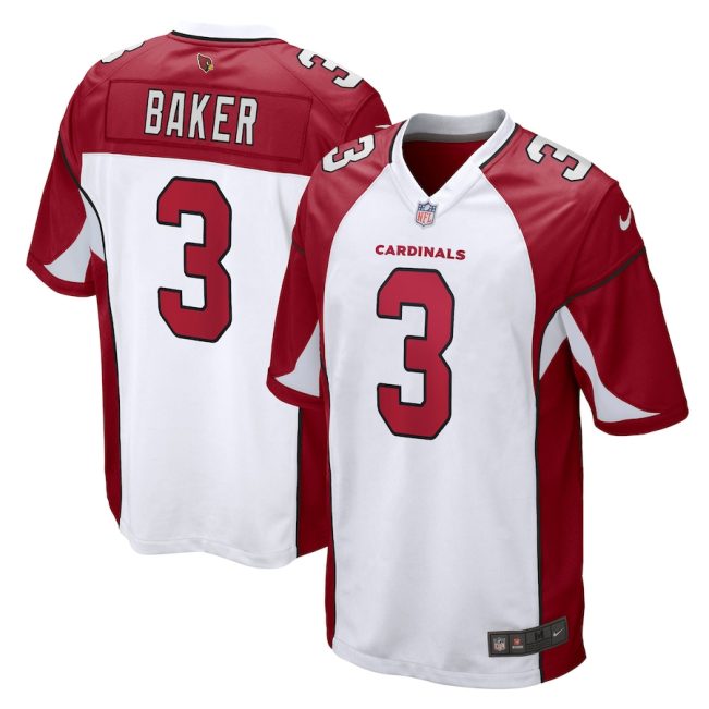 Arizona Cardinals Budda Baker Nike White NFL Game Jersey