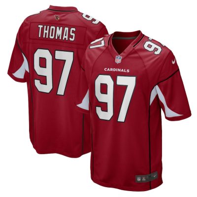 Arizona Cardinals Cameron Thomas Nike Cardinal NFL Game Jersey