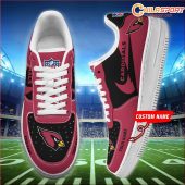 Arizona Cardinals Custom Painted Air Force 1 Shoes Unique Gift - soulcals