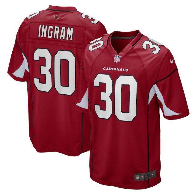 Arizona Cardinals Keaontay Ingram Nike Cardinal NFL Game Jersey
