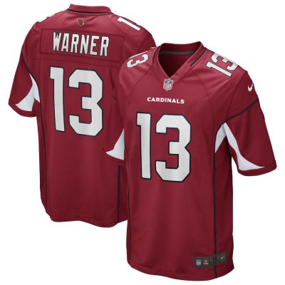 Arizona Cardinals Kurt Warner Nike Cardinal Retired NFL Game Jersey
