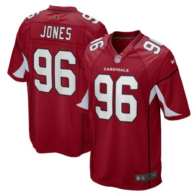 Arizona Cardinals Manny Jones Nike Cardinal NFL Game Jersey
