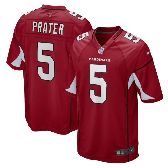 Arizona Cardinals Matt Prater Nike Cardinal NFL Game Jersey