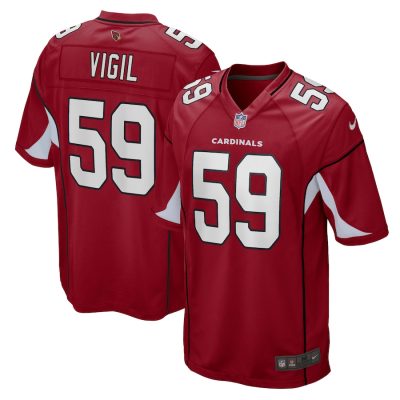 Arizona Cardinals Nick Vigil Nike Cardinal NFL Game Jersey