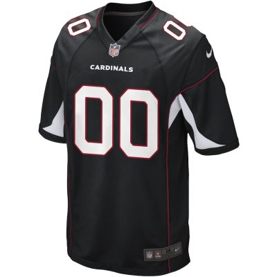 Arizona Cardinals Nike Black Alternate Custom NFL Game Jersey