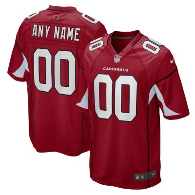 Arizona Cardinals Nike Cardinal Custom NFL Game Jersey