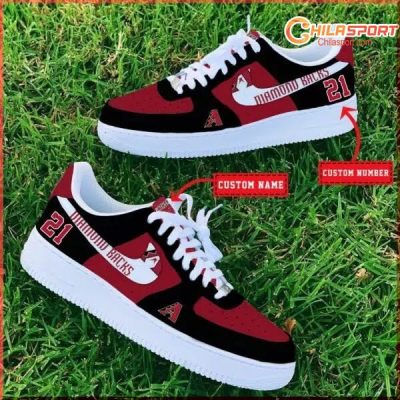 Arizona Diamondbacks MLB Air Low Top AF1 Sneakers Stylish Footwear For Men And Women - soulcals