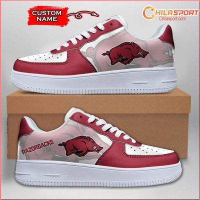 Arkansas Razorbacks NCAA Air Low Top AF1 Sneakers Shoes Great Gift Idea For Fans - soulcals