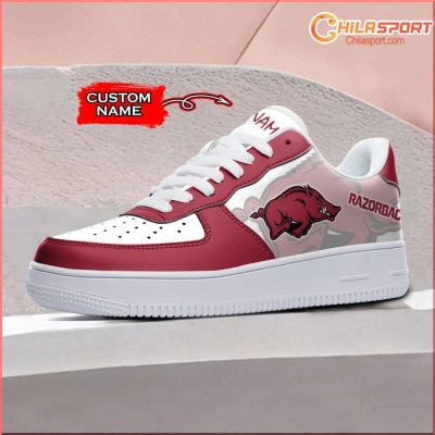 Arkansas Razorbacks NCAA Air Low Top AF1 Sneakers Shoes Great Gift Idea For Fans - soulcals