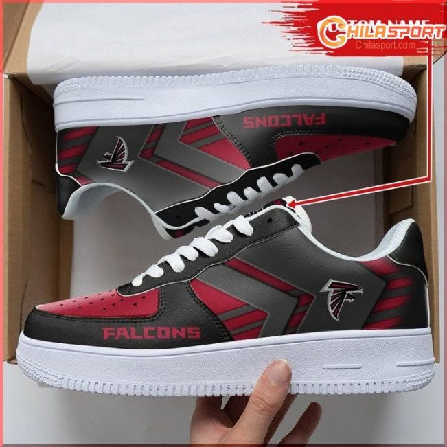 Atlanta Falcons NFL Air Low Top AF1 Sneakers Shoes Stylish Football Fan Gear For Men and Women - soulcals