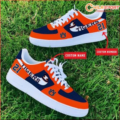 Auburn Tigers NCAA Air Low Top AF1 Sneakers Stylish Footwear Gifts for Men and Women - soulcals