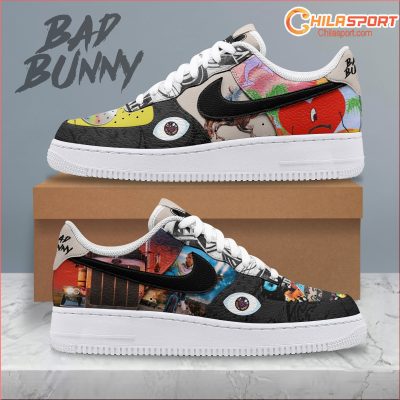 Bad Bunny Air Low Top AF1 Sneakers - Stylish Trendy Shoes For Men & Women - soulcals