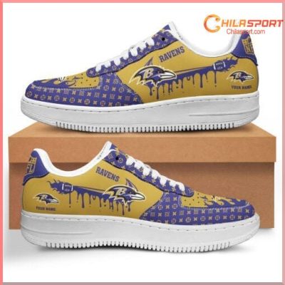 Baltimore Ravens NFL Air Low Top AF1 Sneakers Shoes for Men and Women Stylish Sports Fan Gifts - soulcals