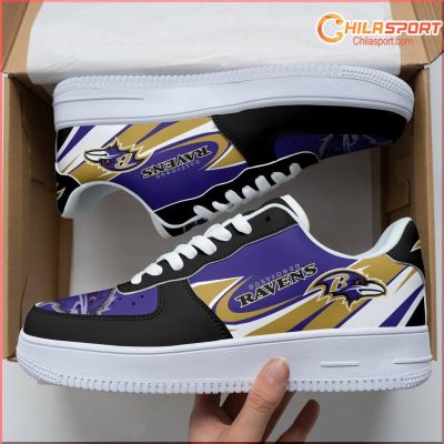 Baltimore Ravens NFL Air Low Top AF1 Sneakers Shoes for Stylish Men and Women Fan Gear - soulcals