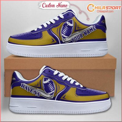 Baltimore Ravens NFL Air Low Top AF1 Sneakers Shoes for Stylish Men and Women Football Fans - soulcals