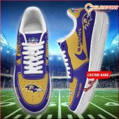 Baltimore Ravens NFL Air Low Top AF1 Sneakers Shoes for Stylish Men and Women Gift - soulcals