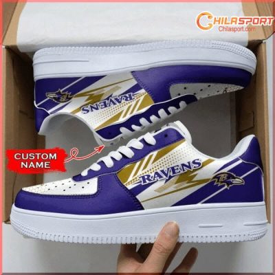 Baltimore Ravens NFL Air Low Top AF1 Sneakers Shoes Gift Ideas For Fans - soulcals