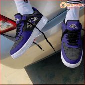 Baltimore Ravens NFL Air Low Top AF1 Sneakers Stylish and Comfortable Shoes for Men and Women - soulcals