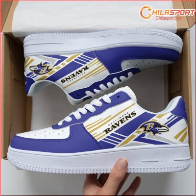 Baltimore Ravens NFL Air Low Top AF1 Sneakers - Stylish Fan Gear - soulcals