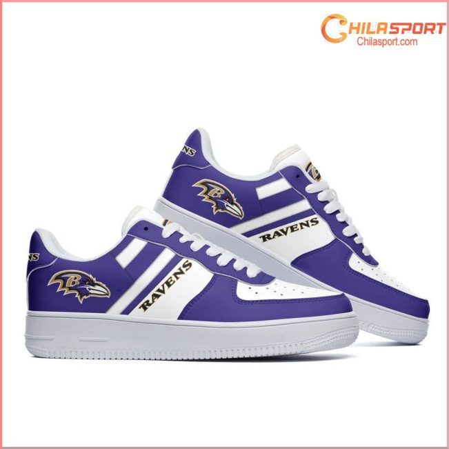 Baltimore Ravens NFL Air Low Top AF1 Sneakers Stylish Football Shoes for Men and Women - soulcals