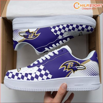 Baltimore Ravens NFL Air Low Top AF1 Sneakers - Stylish Gift For Men Women - soulcals