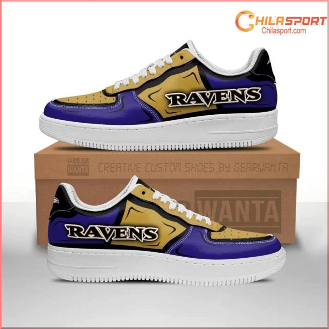 Baltimore Ravens NFL Air Low Top AF1 Sneakers Stylish Gift Shoes For Men and Women - soulcals
