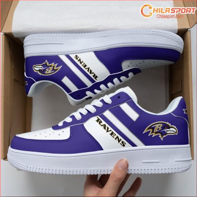 Baltimore Ravens NFL Air Low Top AF1 Sneakers Stylish Shoes Gift Ideas For Fans - soulcals Baltimore Ravens NFL Air Low Top AF1 Sneakers Stylish Shoes Gift Ideas For Fans - soulcals