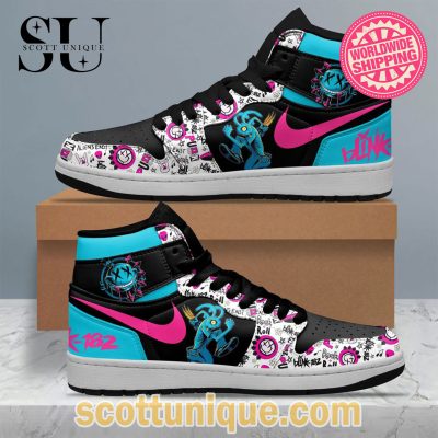 Blink-182 Art Nike Air Jordan 1 High Top Sneaker -Soulcals.com