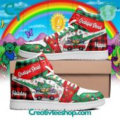 Grateful Dead Hippie Holiday Air Jordan 1 Sneaker - soulcals.com