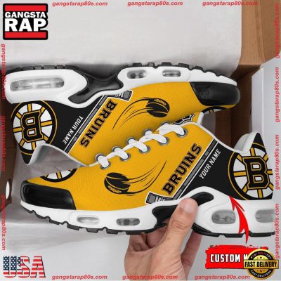 NHL Boston Bruins Run with all your might Custom Name Air Max Plus Shoes Running Sneakers - soulcals