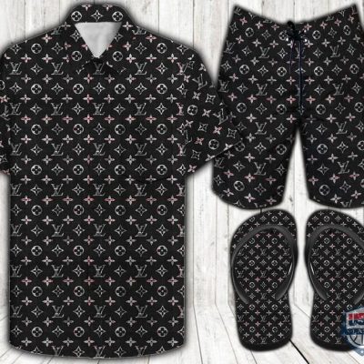 Louis Vuitton Combo Hawaiian Shirt And Short 27 - Hot Sale 2025