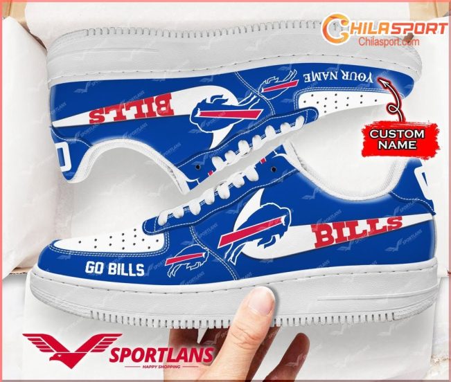 Buffalo Bills NFL Air Low Top AF1 Sneakers Stylish, Comfy Gift - soulcals