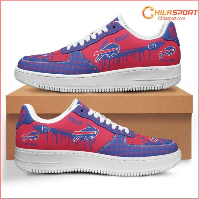 Buffalo Bills NFL Air Low Top AF1 Sneakers Stylish Trendy Fan Gear - soulcals
